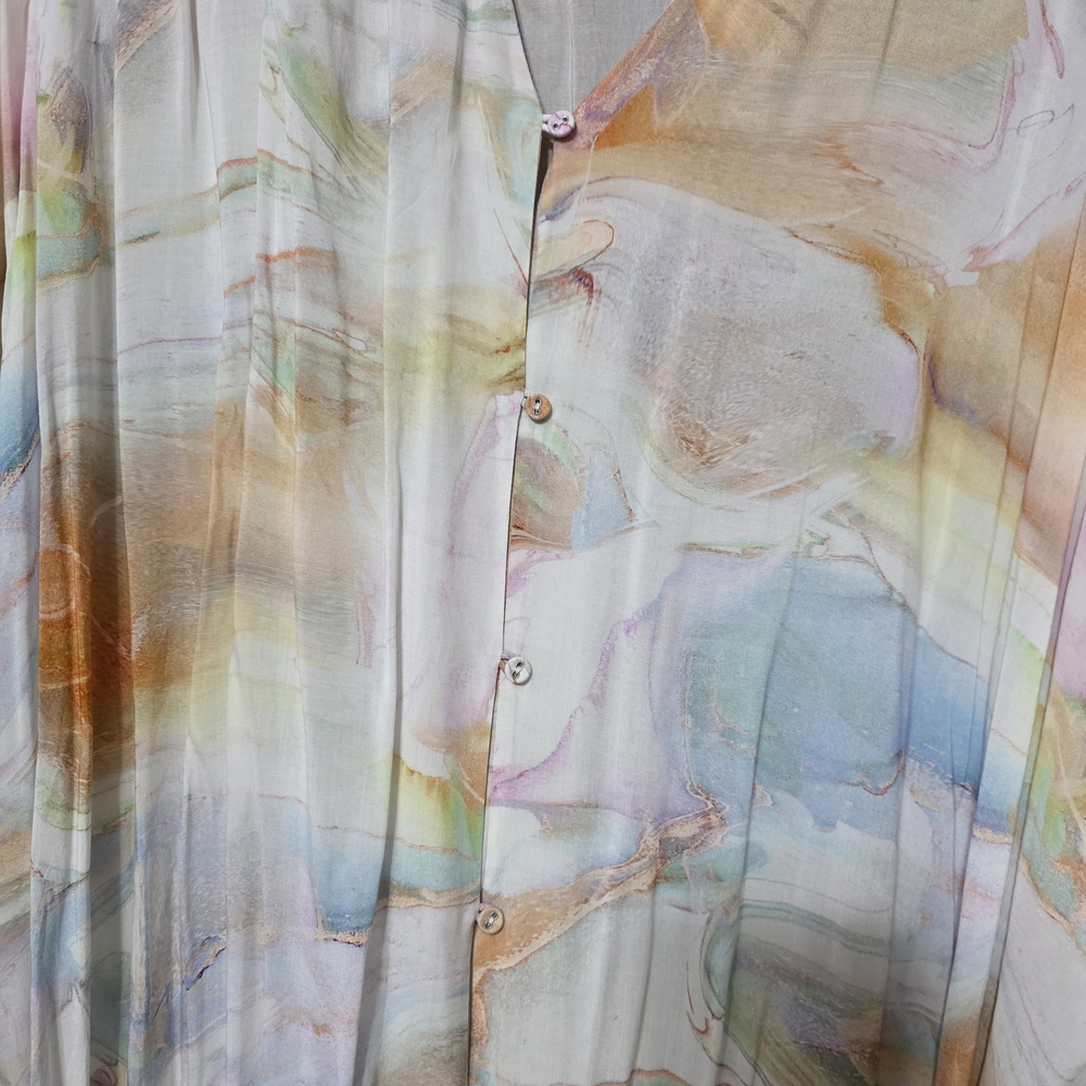 Women's Multicolor Robe - Picture 3 of 5